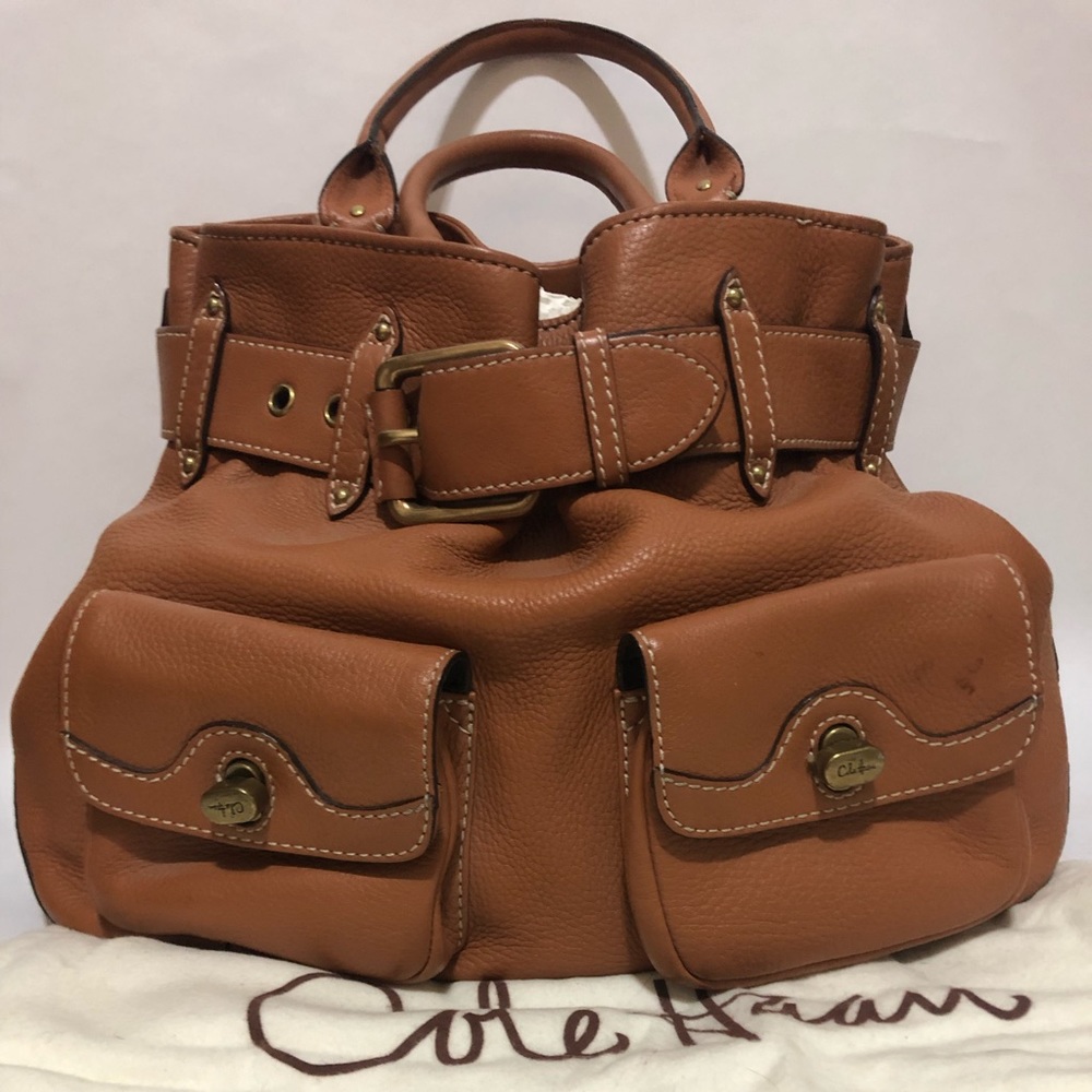 Cole Haan Satchel Hand bag Purse w/ should strap